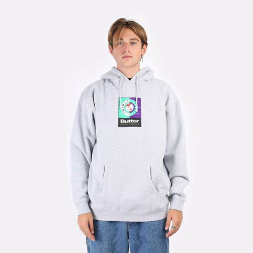 Худи Butter Goods Navigate Pullover, размер S, серый