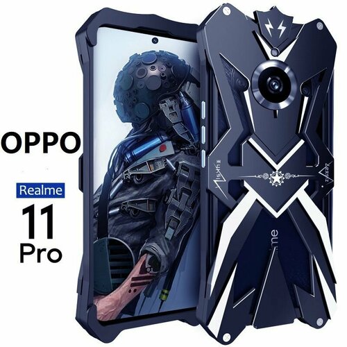 Противоударный чехол MyPads для OPPO Realme 11 Pro, металлический, черный чехол mypads 136474 черный