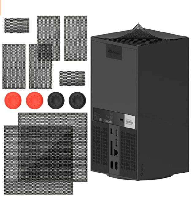 Пылезащитная сетка MyPads силиконовая для XBOX Series X комплект (сетки заглушки)