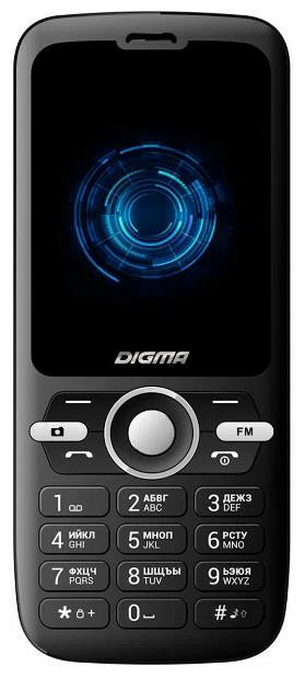 Телефон мобильный (DIGMA Linx B240 32Mb Black (LT2058PM))