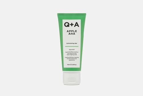 Отшелушивающий гель для лица Q+A Apple AHA