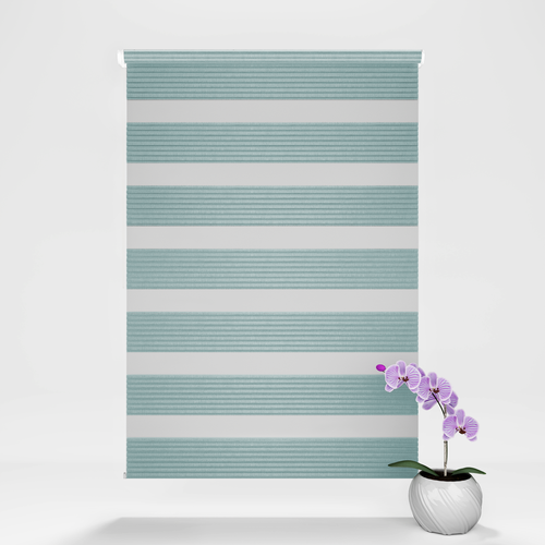 Рулонная штора Helen Decor День-Ночь Плиссе «60250-11» 52х160 см