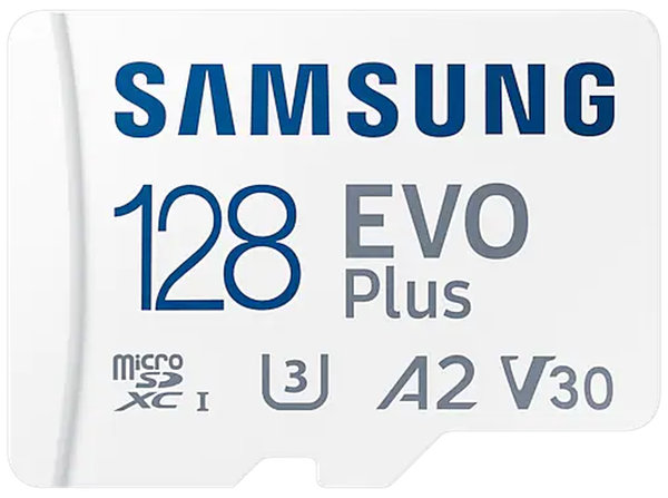 Карта памяти Micro SecureDigital 128Gb SDXC Samsung Evo Plus class10 UHS-I U3 (MB-MC128KA) + адаптер SD