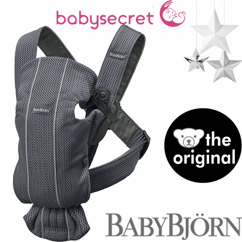 Рюкзак-Кенгуру для новорожденных BabyBjorn Mini Mesh антрацит 0210.13