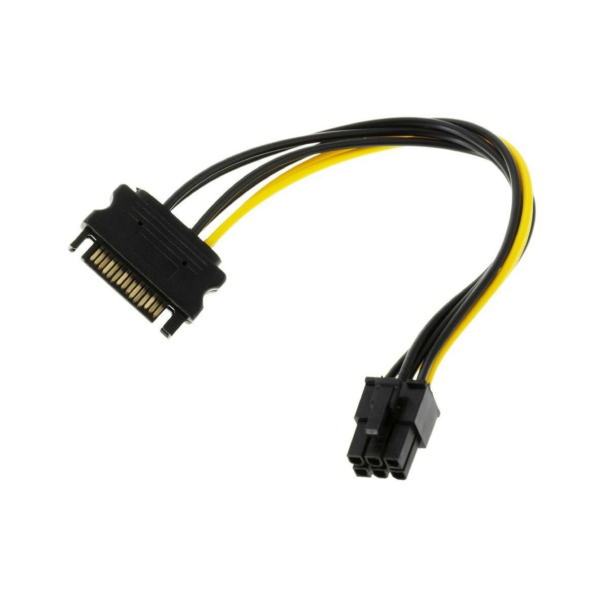 Разветвитель питания Cablexpert, SATA->PCI-Express 6pin