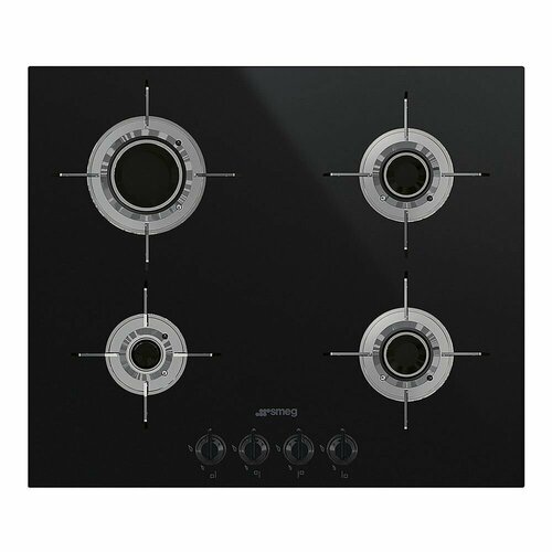 Газовая варочная панель 60 см Smeg Dolce Stil Novo PVL664CN черная 23999000₽