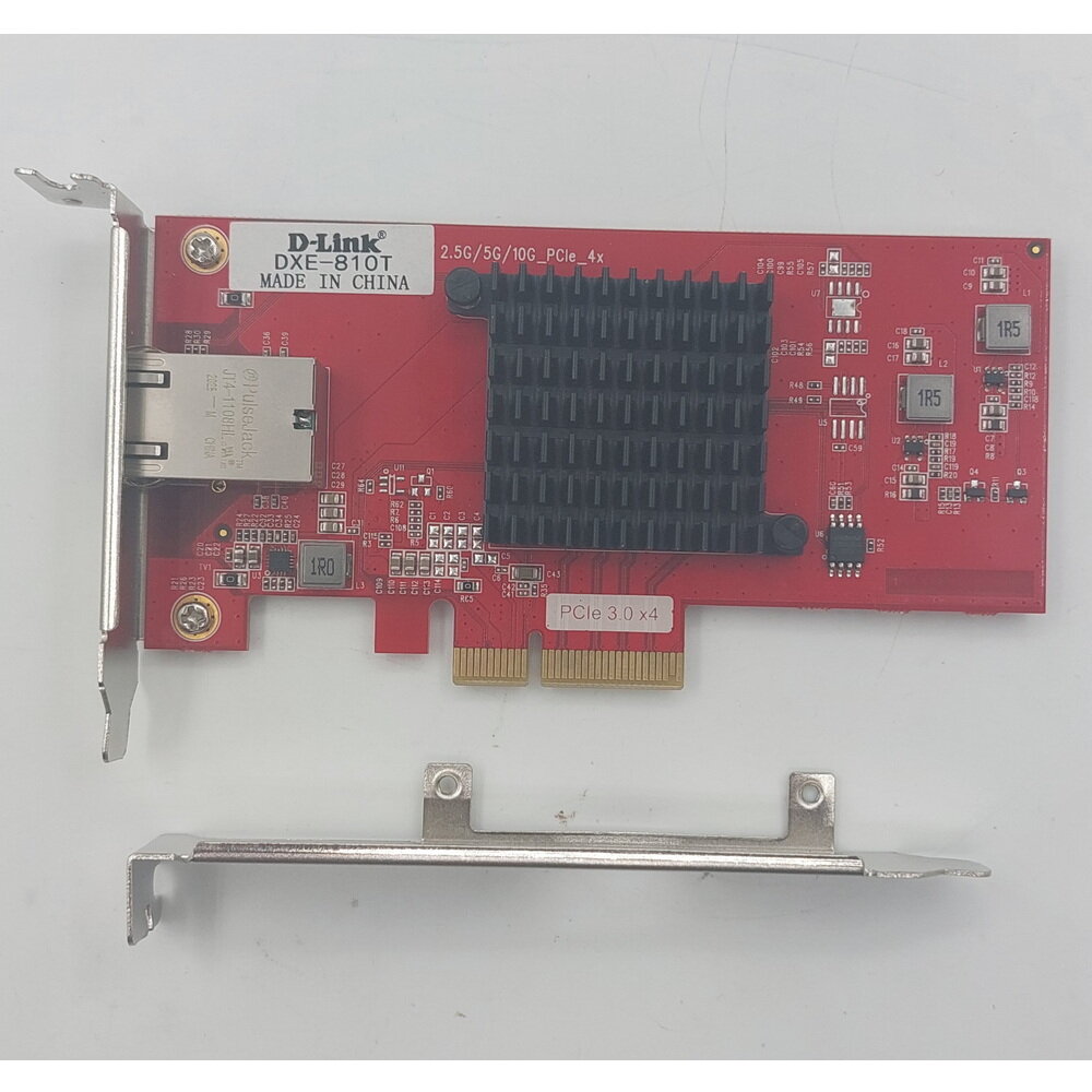 Сетевая карта D-Link, DXE-810T, PCI-E, 10/100/1000/10000 Мбит/с