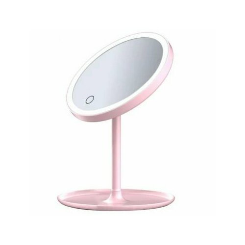 Зеркало косметическое DOCO Daylight Small Pink Mirror Pro (розовое)