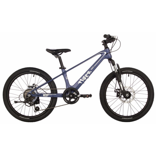 Детский велосипед Novatrack Tiger Pro 20 (2024) 20 Голубой (115-128 см) детский велосипед novatrack lynx 20 2024 20 синий 115 128 см