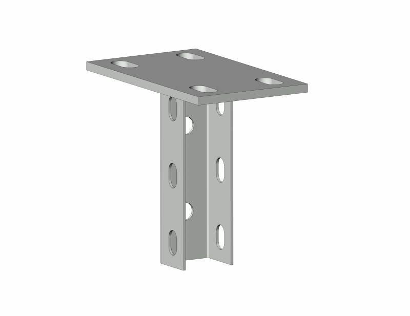 фото Кронштейн потолочный одинарный 115мм HDZ EKF kp115