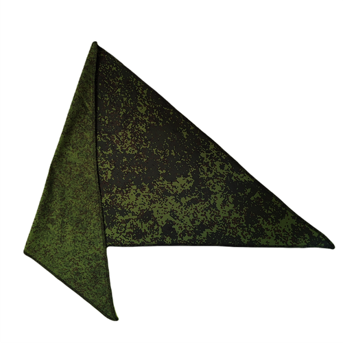 Косынка Rossini Косынка треугольная камуфляжная, размер 52-58, зеленый
