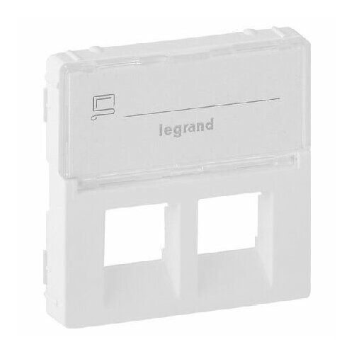 Крышка VLIFE RJ11/RJ45 BF двойная ультра белая 755480 – Legrand Bticino – 3414970459879