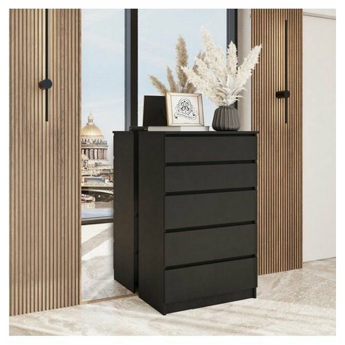 Комод Охта Лайт 7005 - Антрацит 7290₽