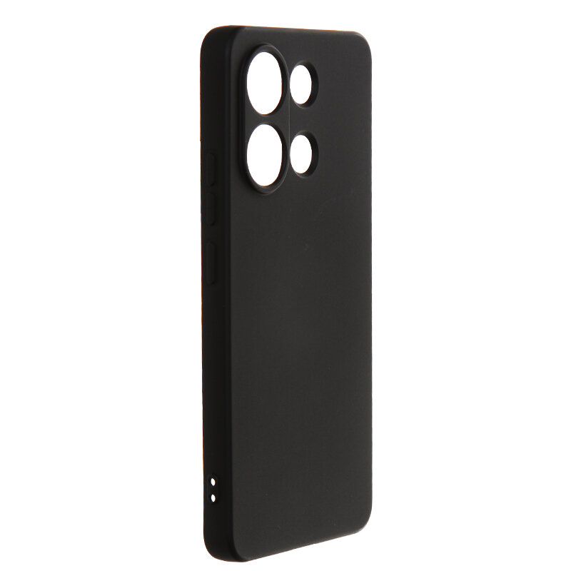 фото Чехол Zibelino для Xiaomi Redmi Note 13 4G Soft Matte с микрофиброй Black ZSMF-XIA-RDM-NOT13-BLK