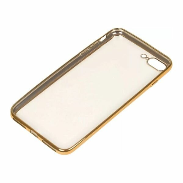 Накладка силикон Red Line Ibox Blaze для iPhone 7 Plus/8 Plus золотистая рамка
