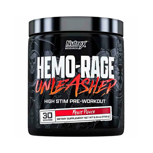 Hemo-Rage Unleashed Nutrex (180 гр) - Апельсин-Манго nutrex hemo rage unleashed 30 порций голубика лимонад