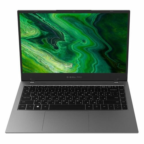 Ноутбук DIGMA PRO Fortis 14.1", IPS, Intel Core i3 1005G1 1.2ГГц, 2-ядерный, 8ГБ LPDDR4x, 512ГБ SSD, Intel UHD Graphics, Windows 11 Professional, серый [dn14p3-8dxw01]