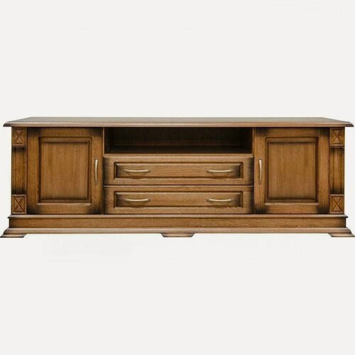 Изображение товара Тумба под ТВ "Верди PREMIUM 018" 180х40х60 см, классический орех 2.