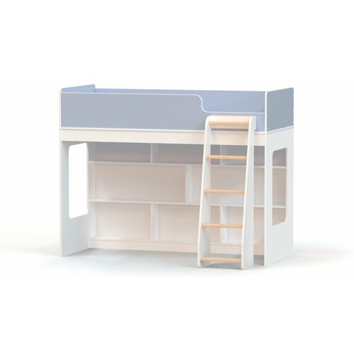 Кровать-чердак с игровой зоной Ridgimmi 32 белый голубой 22294₽