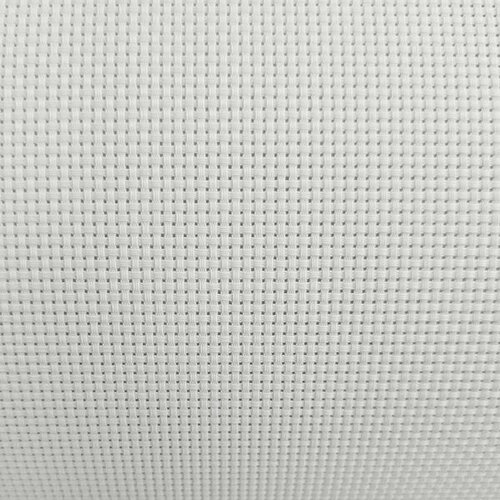 Канва для вышивания 14 ct, 75x50 см, (белая, 100% полиэстер)
