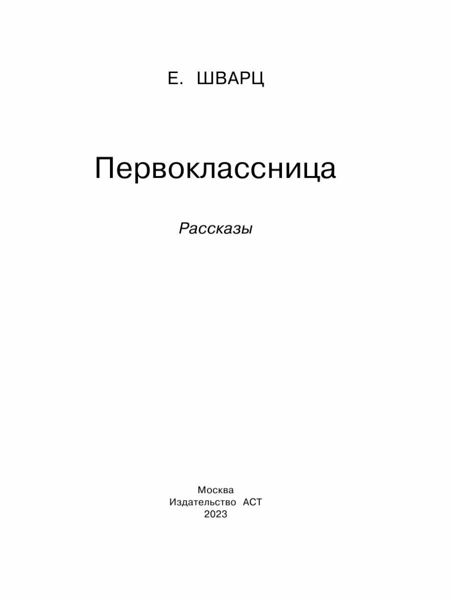 Первоклассница. Рассказы (Шварц Евгений Львович) - фото №8