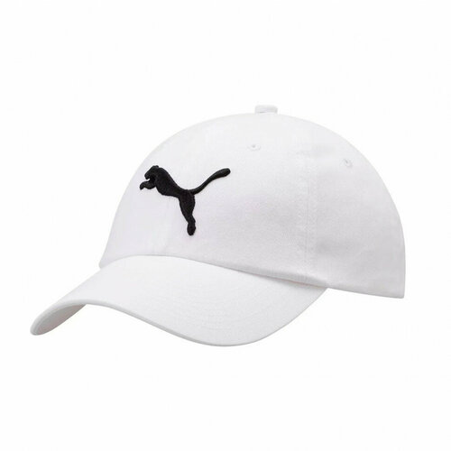 фото Бейсболка puma unisex running cap iii для мужчин и женщин, размер 57-60, белый/черный
