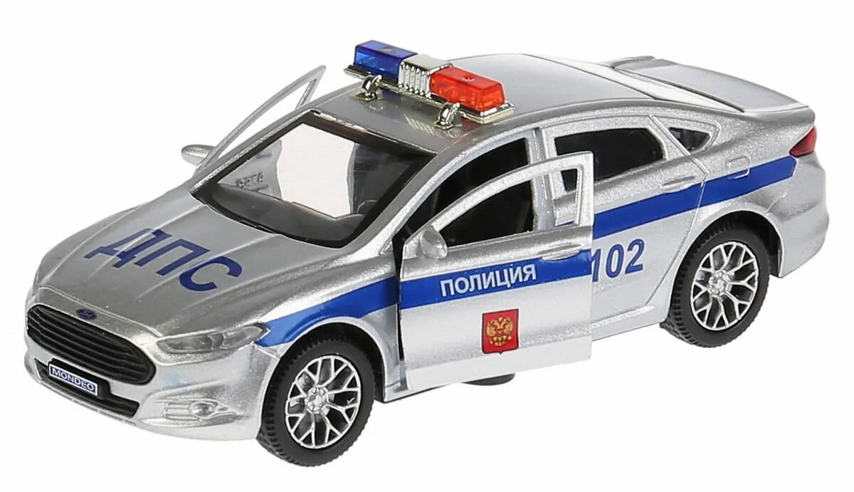 Машина "Ford mondeo Полиция" 12 см металлическая инерционная