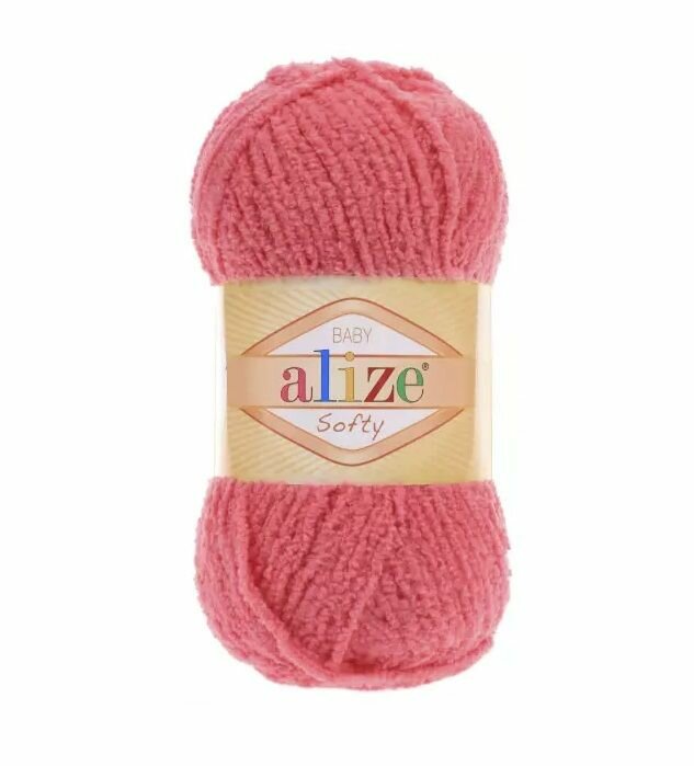 Пряжа Alize Softy 33 Ализе Софти, 100% микрополиэстер, 50 г, 115 м, 1 моток