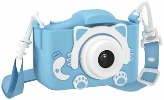 Детский цифровой фотоаппарат ударопрочный камера 1080p Full-HD высокого качества со встроенной памятью, фотоаппарат для детей с играми и селфи, подарок для ребенка