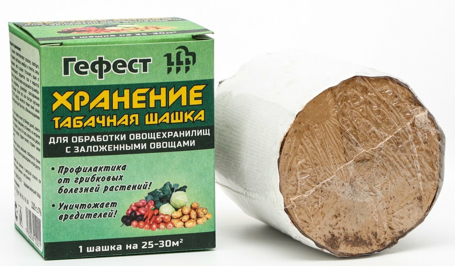 Шашка табачная дымовая Гефест Хранение 220г