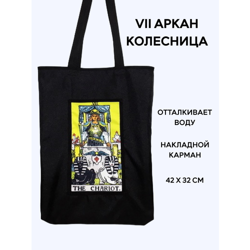 Сумка шоппер INTROVERT, черный