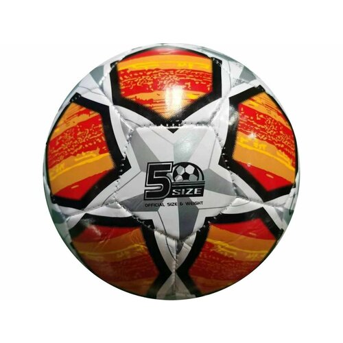 Мяч футбольный PVC бело-красный 13416 880₽