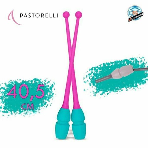 Булавы PASTORELLI 40,5см. 02615 Розово-тиффани 