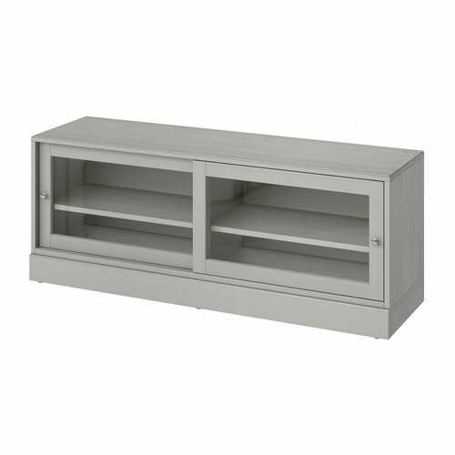 HAVSTA Тумба под ТВ, с цоколем IKEA, 160x47x62 см (60480370) серый