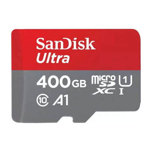 Карта памяти SanDisk Ultra Micro SDXC, A1, 400 Гб карта памяти microsd sandisk ultra 256gb uhs i sdsqua4 256g gn6mn