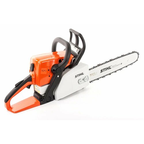 Бензопила Stihl MS 210, шина R 45 см, цепь 63 PM3, 1123-200-0750P оранжевый, черный, белый