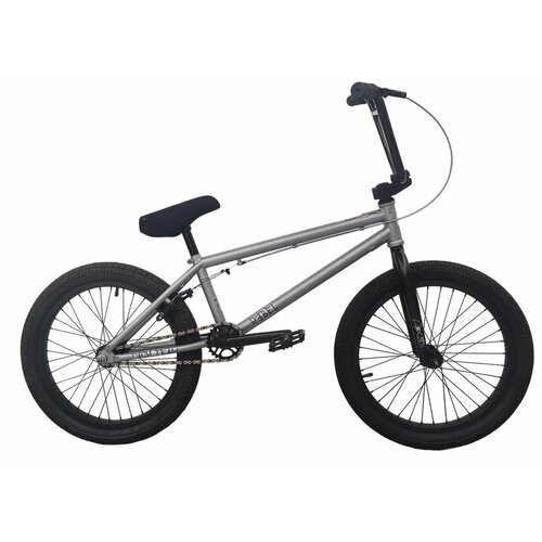 Велосипед BMX TechTeam Rebel (2024) серый 20.5 (требует финальной сборки) сумка на руль велосипеда складной водонепроницаемый ранец на велосипед передняя рама велосипедные аксессуары
