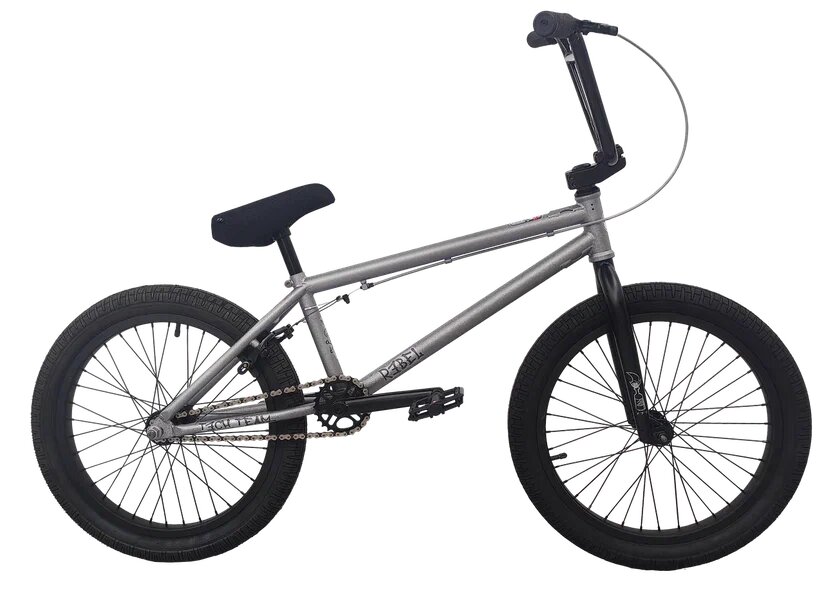 фото Велосипед BMX TechTeam Rebel (2024) черный 20.5" (требует финальной сборки)