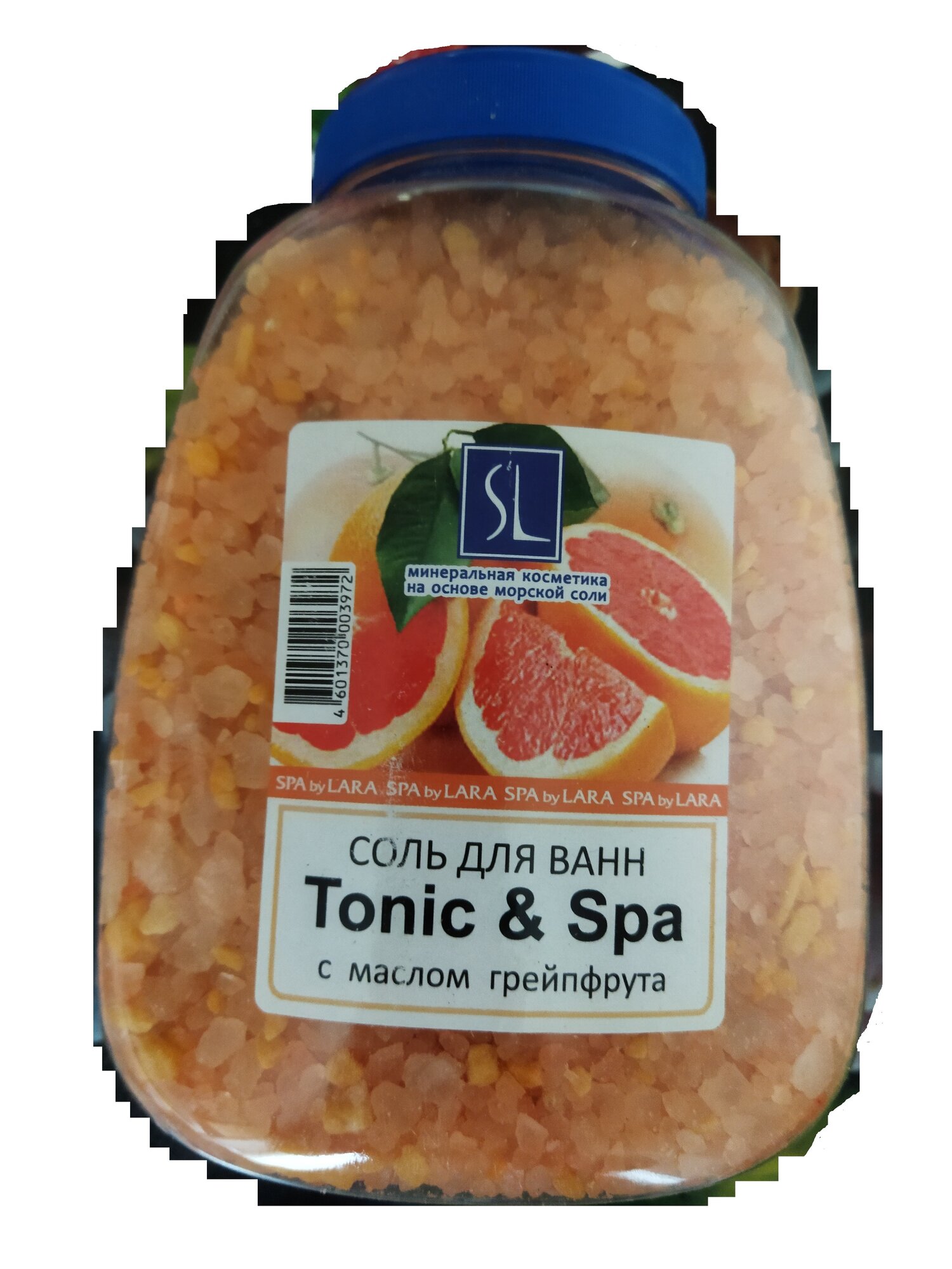 фото Соль морская Spa by Lara для ванн с эфирными маслами Tonic&Spa
