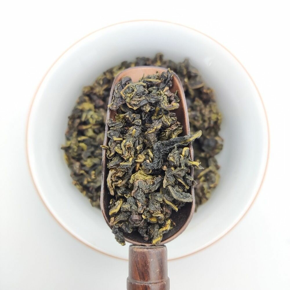 Китайский чай зеленый листовой Молочный Улун. Най Сян Оолонг. Молочный оолонг, 100 гр