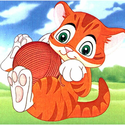 Алмазная мозаика Игривый котенок подвесные игрушки умка игривый котенок