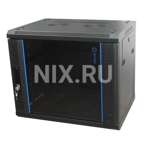 Шкаф 5bites телекоммуникационный 9U/600*450/wall/black - фото №4