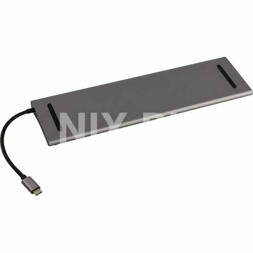 Док-станция USB-C Acd Docking Station USB-C -> HDMI/VGA/USB3.0/LAN/Card reader замок hp au656aa docking station 2010 cable lock