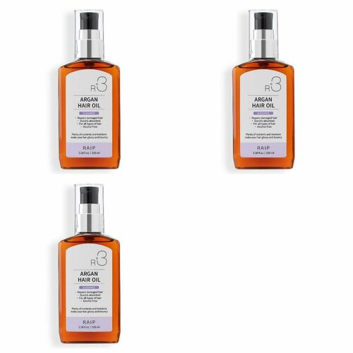 RAIP Аргановое масло для волос, R3 Argan Hair Oil Elegance, 100 мл, 3 шт