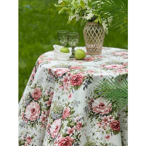 Скатерть Dreamtex Home Decor Летний букет140х180 см