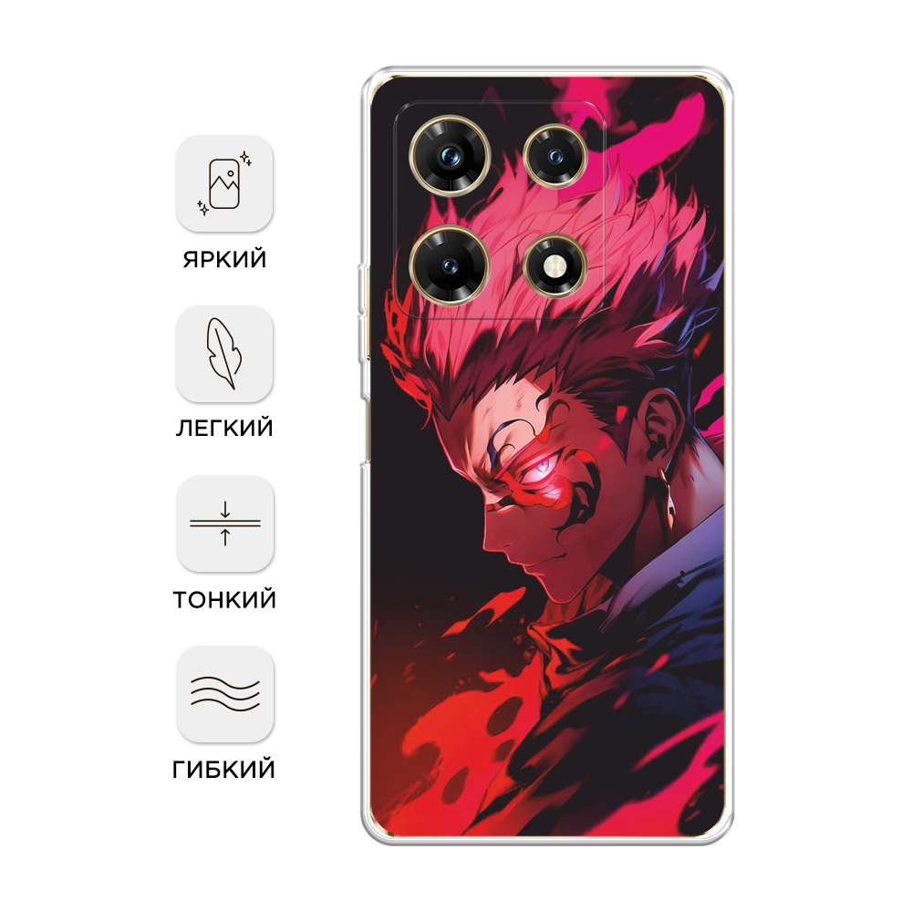 Чехол на Infinix Note 30 Pro / Инфиникс Нот 30 Про с принтом Взгляд Сукуны — фото 1