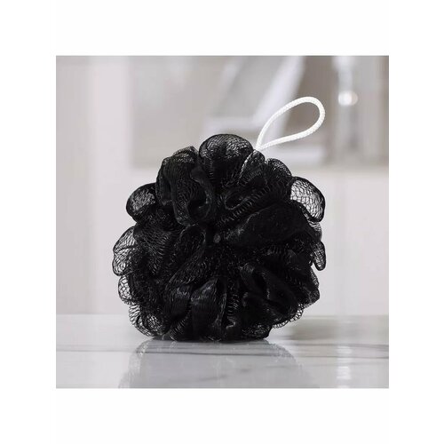 Мочалка для тела Шар 30 гр цвет чёрный 493₽