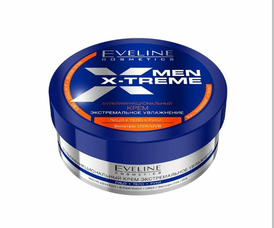 Eveline Cosmetics vультифункциональный крем Men X-Treme Экстремальное увлажнение, 200 мл/200 г