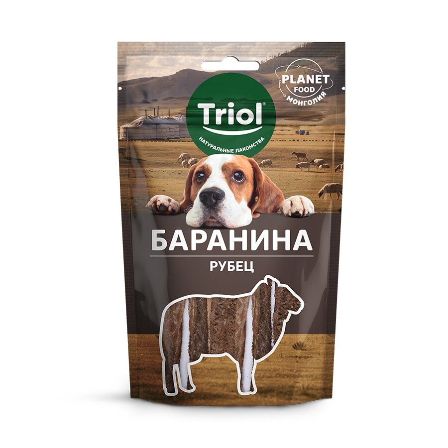 Триол PLANET FOOD Лакомство для собак "Рубец бараний", 30г