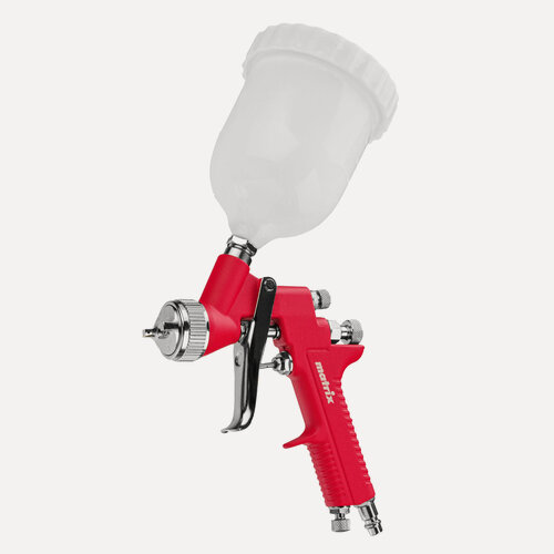 Изображение товара Краскораспылитель пневматический Matrix HP с верхним бачком V= 0,6 л, сопло диаметром 1.7 мм 57321